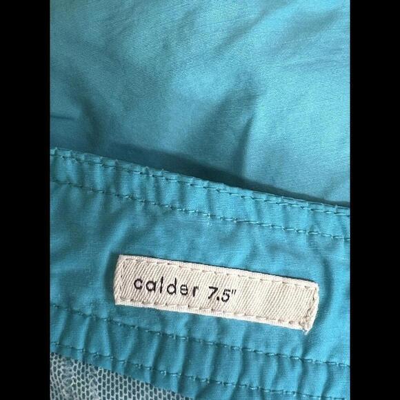 Onia Swim Shorts Mens 32 Blue Calder Trunks 7.5 Inch Inseam Mesh Lined Brief - Picture 4 of 4